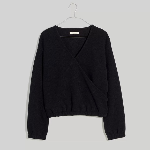 New women’s True black open down long sleeves sweater top, size XXS - Picture 1 of 5